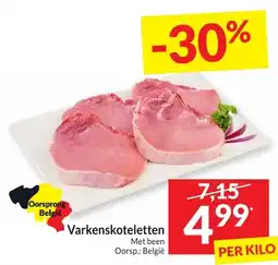Intermarché Varkenskoteletten aanbieding