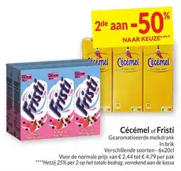 Intermarché Cécémel of Fristi aanbieding