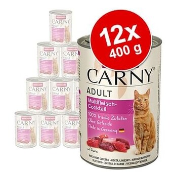 12x400g Adult Combinatie met Rund & Gevogelte Animonda Carny Kattenvoer