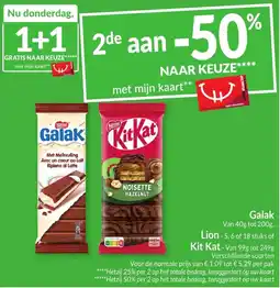 Intermarché Galak, Lion of Kitkat aanbieding
