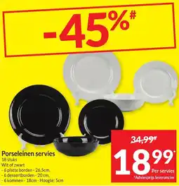 Intermarché Porseleinen servies aanbieding