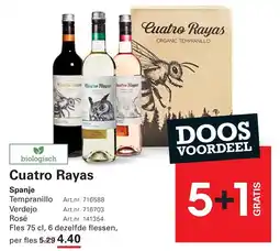 Sligro Cuatro Rayas aanbieding