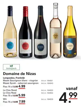 Domaine de Nizas Mazet Sauvignon blanc viognier