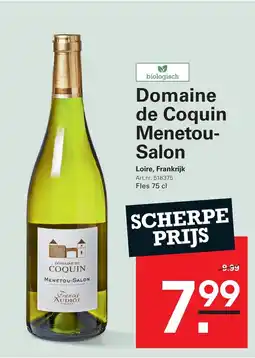 Sligro Domaine de Coquin Menetou Salon aanbieding