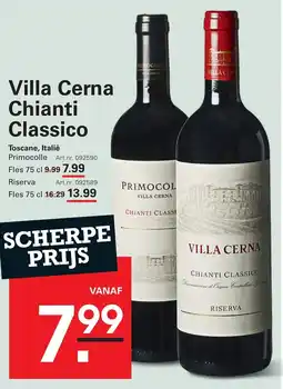 Sligro Villa Cerna Chianti Classico Primocolle aanbieding