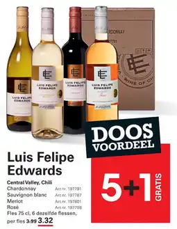 Sligro Luis Felipe Edwards aanbieding