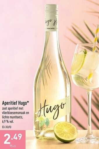 ALDI Aperitief hugo aanbieding