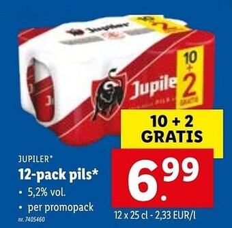 Lidl Jupiler 12-pack pils aanbieding