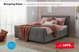 Woonsquare Boxspring Dubai aanbieding