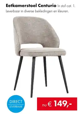 Woonsquare Eetkamerstoel Centurio aanbieding