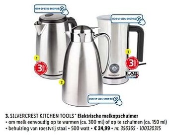 Lidl Silvercrest kitchen tools elektrische melkopschuimer aanbieding
