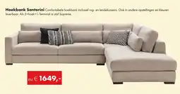 Woonsquare Hoekbank Santorini aanbieding