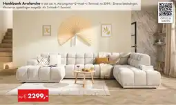 Woonsquare Hoekbank Avalanche aanbieding