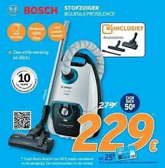Bosch stofzuiger bgl8sil6 prosilence