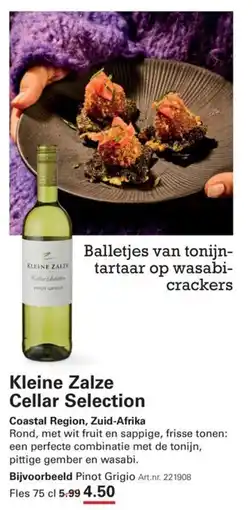Sligro Kleine Zalze Cellar Selection aanbieding