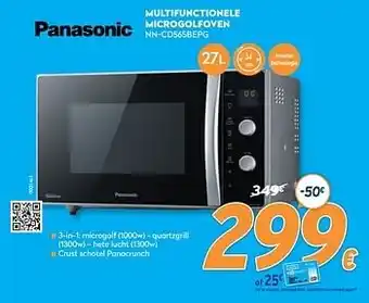 Panasonic multifunctionele microgolfoven nn-cd565bepg