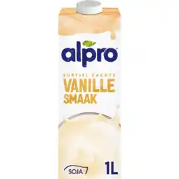 Albert Heijn Alpro Sojadrink vanille smaak aanbieding