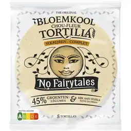 Albert Heijn No Fairytales Bloemkool volkoren tortilla aanbieding