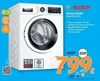 Krëfel Bosch wasmachine wax32mk0fg aanbieding