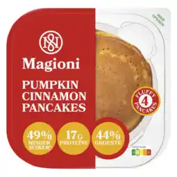Albert Heijn Magioni Pumpkin cinnamon pancakes aanbieding