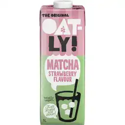 Albert Heijn Oatly! Matcha strawberry flavour aanbieding