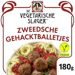 Albert Heijn Vegetarische Slager Vegan Zweedsche gehacktballetjes aanbieding