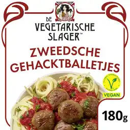 Albert Heijn Vegetarische Slager Vegan Zweedsche gehacktballetjes aanbieding