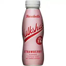 Albert Heijn Barebells Milkshake strawberry aanbieding