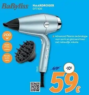 Babyliss haardroger d773de