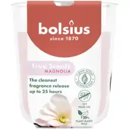 Albert Heijn Bolsius True scents geurglas magnolia 8cm aanbieding