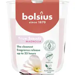 Albert Heijn Bolsius True scents geurglas magnolia 8cm aanbieding