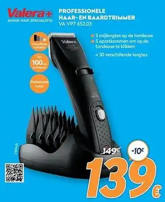 Krëfel Valera professionele haar- en baardtrimmer va vp7 652.03 aanbieding