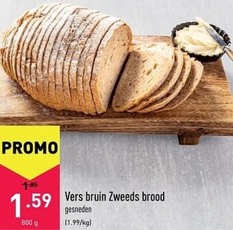 ALDI Vers bruin zweeds brood aanbieding