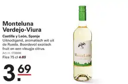 Sligro Monteluna Verdejo-Viura Castilla y León Spanje aanbieding