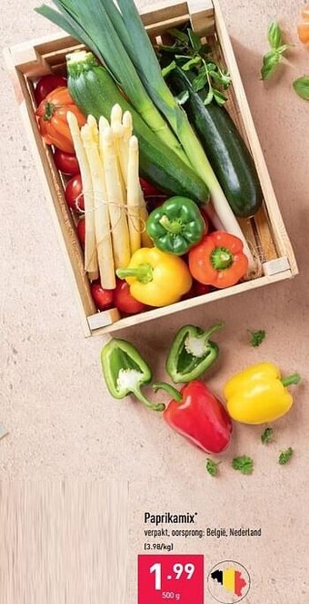 ALDI Paprikamix aanbieding