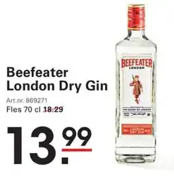 Sligro Beefeater london dry gin aanbieding