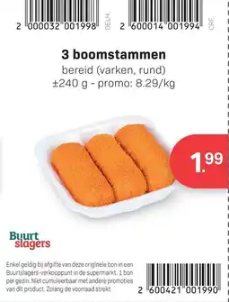 Bon Ap 3 boomstammen aanbieding