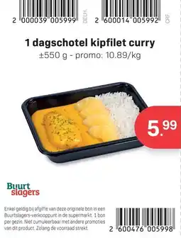 Bon Ap 1 dagschotel kipfilet curry aanbieding