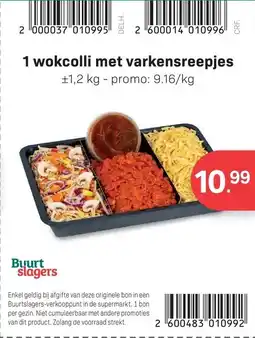 Bon Ap 1 wokcolli met varkensreepjes aanbieding