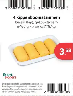 Bon Ap 4 kippenboomstammen aanbieding