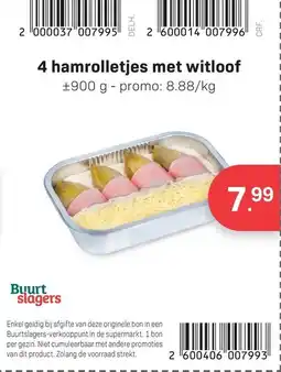 Bon Ap 4 hamrolletjes met witloof aanbieding