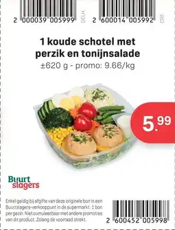 Bon Ap 1 koude schotel met perzik en tonijnsalade aanbieding
