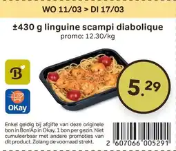 Bon Ap Linguine scampi diabolique aanbieding