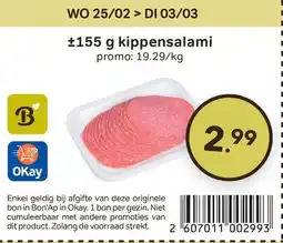 Bon Ap kippensalami aanbieding