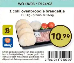 Bon Ap 1 colli oven broodje breugeltje aanbieding