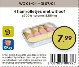 Bon Ap 4 hamrolletjes met witloof aanbieding