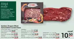 Sligro Golden dragon meat getumbled rundervlees angus shabu shabu aanbieding
