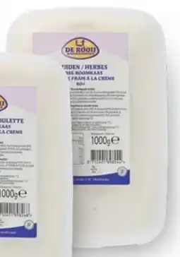 Sligro De rooij kaaskampioen roomkaas kruiden aanbieding