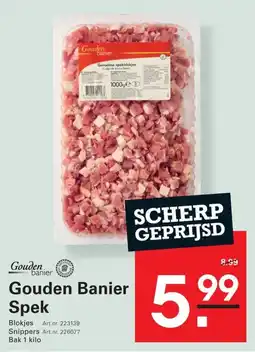 Sligro Gouden Banier Spek aanbieding
