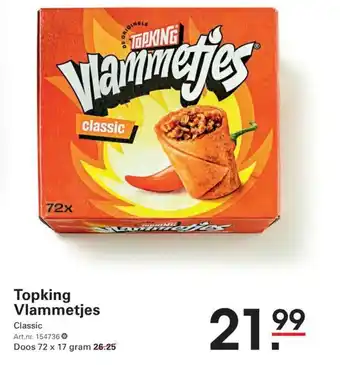 Sligro Topking Vlammetjes aanbieding